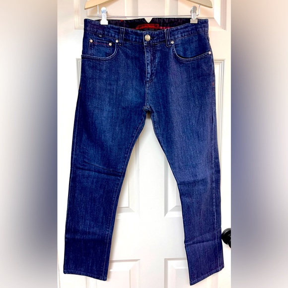 Luxury designer Isaia jeans.  Size 50 (34 in US).  Amazing quality. - Picture 1 of 4